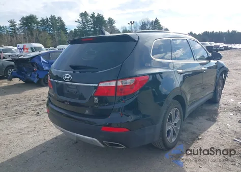 2014 Hyundai Santa Fe Gls from USA, damaged, VIN KM8SM4HF0EU066914